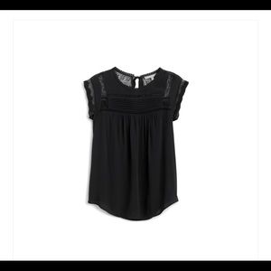Daniel Rainn Becru Lace Detail Blouse